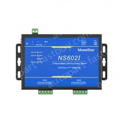 2 Ports CAN-bus To Ethernet Opto-isolated Wall-mounted Ethernet CAN-bus Server