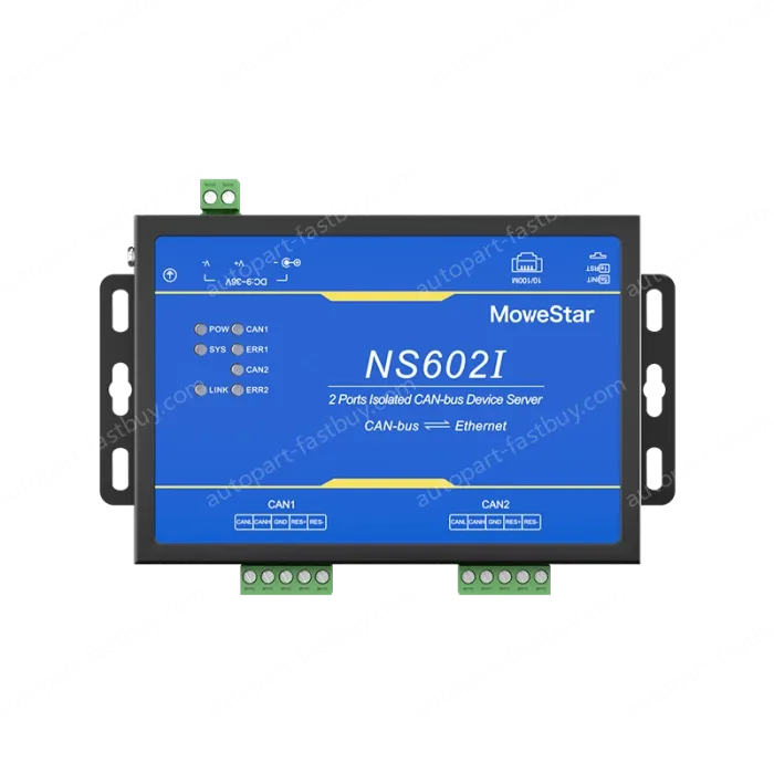 2 Ports CAN-bus To Ethernet Opto-isolated Wall-mounted Ethernet CAN-bus Server