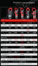 DE66A Measure AC Current No NCV