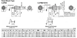Pin Cylinders CJP Series CJPB4-10Z-B