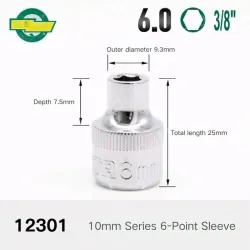 CALC-6.0mm-10mm series 3/8-12301