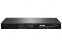 UOTEK 10/100M TCP/IP to 16 Ports RS-485/422 Serial Device Server with Lightning Isolation