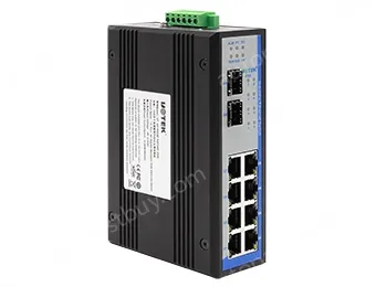 UOTEK 10-port managed gigabit POE ethernet switch