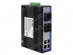 UOTEK 100M 4 Fiber Ports 4 RJ-45 Ports Industrial Switch