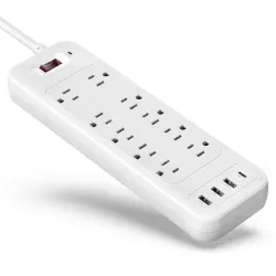 10 AC Outlets Power Strip