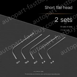 Black short [4+5+6+7+8mm] 2 sets