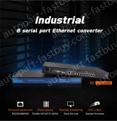 Eight serial servers