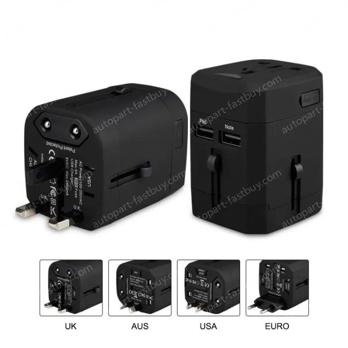 B2C hot sale Travel adapter KRUSB-WLG3334B