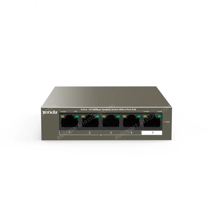 5-Port 10/100Mbps Desktop Switch with 4-Port PoE