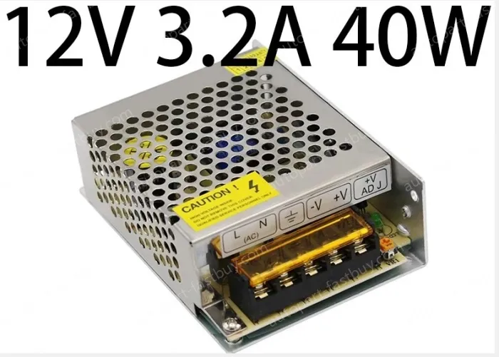 DC switching power supply, LED light strip light box monitoring special transformer 12V 3.2A 40W