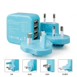 Newest pales travel adapter KRUSB-WLG3322B