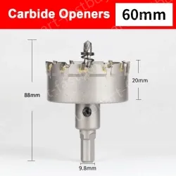 Stainless steel special hole opener 60mm