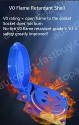 Sky blue Blue six-link 3-hole
