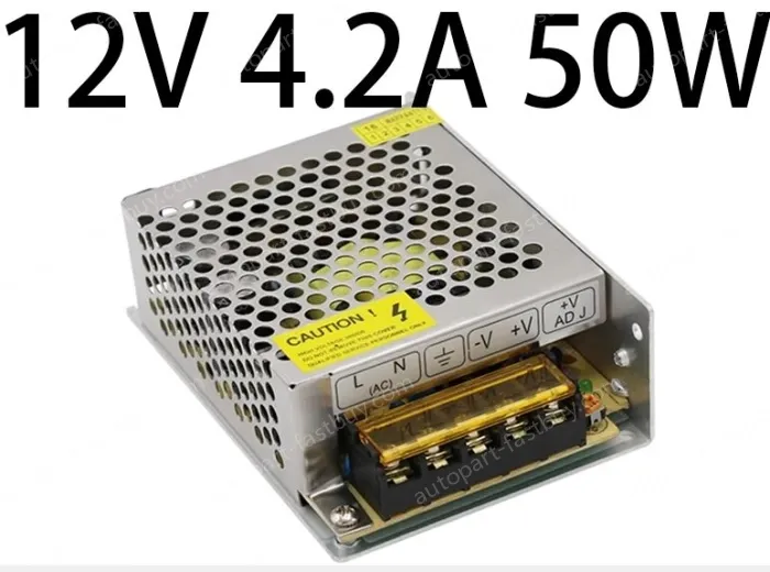 DC switching power supply, LED light strip light box monitoring special transformer 12V 4.2A 50W