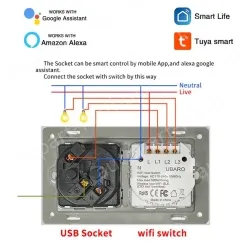 Smart socket TY-146-BB001Y-C-NL