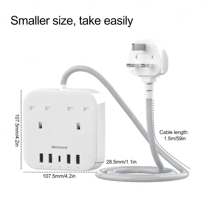 New Type C UK Power Strip