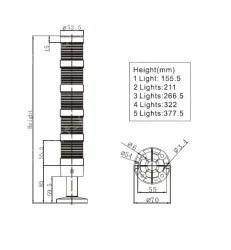 Combined warning lights NLT-50（4F）