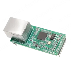 Low-cost serial-to-Ethernet module