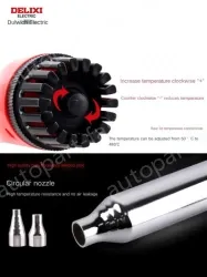 Welding torch + 2 heating cores + 10 electrodes