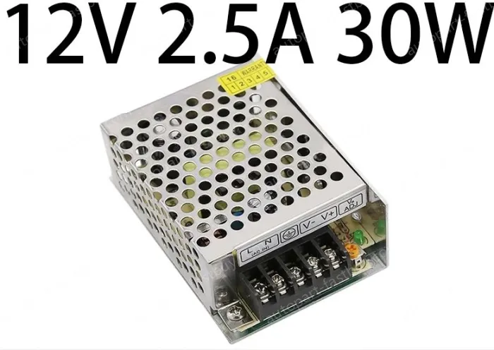 DC switching power supply, LED light strip light box monitoring special transformer 12V 2.5A 30W
