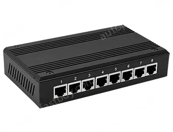 UOTEK 10/100M to 8 Ports RS-232/485/422 Serial Device Server