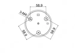 Small warning lightsLTD-1102 DC12V Blue