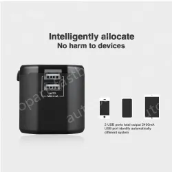 International travel adapter KRUSB-WLG3303B