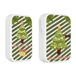 Waterproof self generating Christmas doorbell, home waterproof, battery free wireless doorbell, long-distance wall penetrating elderly caller