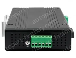 UOTEK 100M optical port to 2 electrical ports + RS232/485/422 Serial Device Server
