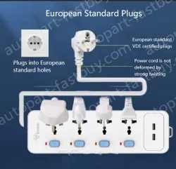European Standard Universal Model Split 6-position