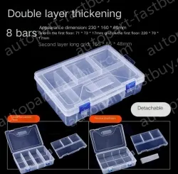 Single thickened material 8 grids double-layered