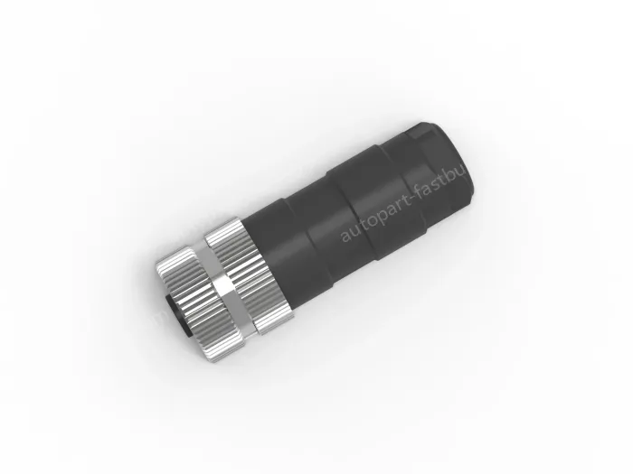 M12 4-hole female elbow connector