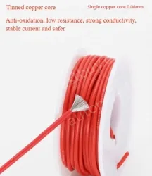 Silicone high temperature cable 30AWG Purple