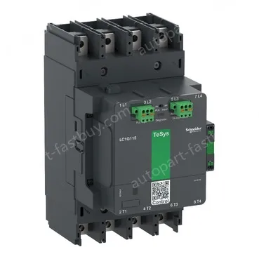 LC1G1504LSEA Contactor, high power, TeSys Giga, advanced version, 4 pole/NO, AC-1 <=440V 275A, 200-500VAC/DC coil