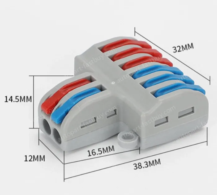 Quick terminal blocks-SPL-62 two in and six out