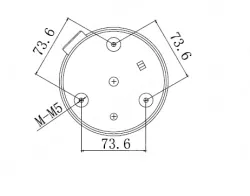 Small warning lightsLTD-1121 AC36V blue