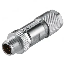M12 A-Code 8 Pin male connector