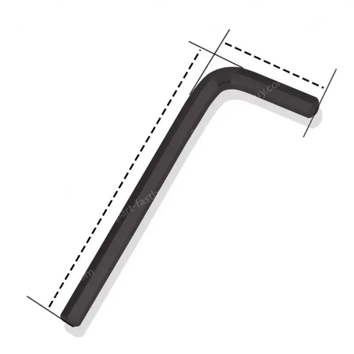 Black 2.5mm (short) - 20pcs
