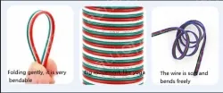 LED light connecting cable 26AWG*2 and (7/0.16TS)