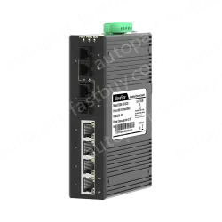 2 Ports 100M F(x) + 4 Ports 10/100M T(x) Din-Rail Unmanaged Industrial Ethernet Switch