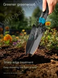 Gardening three-pronged shovel
