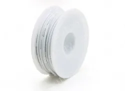 Silicone high temperature cable 24AWG White