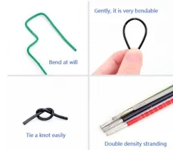 Teflon Wire Cable 26AWG Black 7 cores