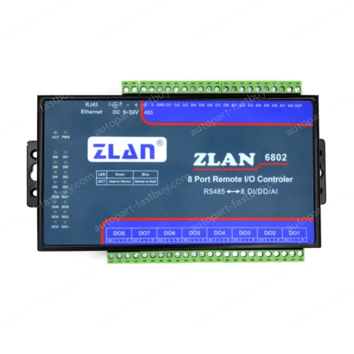 ZLAN6802 8 Channels IO Control Module