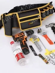 A multifunctional belt bag in red