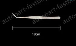 Stainless steel tweezers Curved tip (thick) 18cm