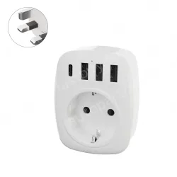 DE FR to UK plug adapter KRSAP-WLH010327