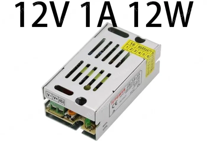 DC switching power supply, LED light strip light box monitoring special transformer 12V 1A 12W