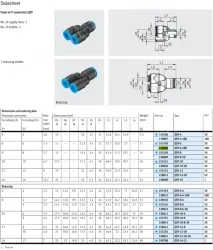 Push-in fitting QSY-6-100(FESTO)