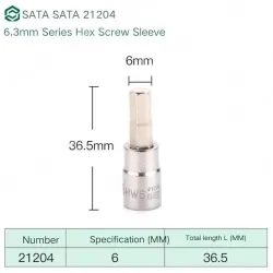 Xiaofei 6mm with a total length of 36.5mm-21204